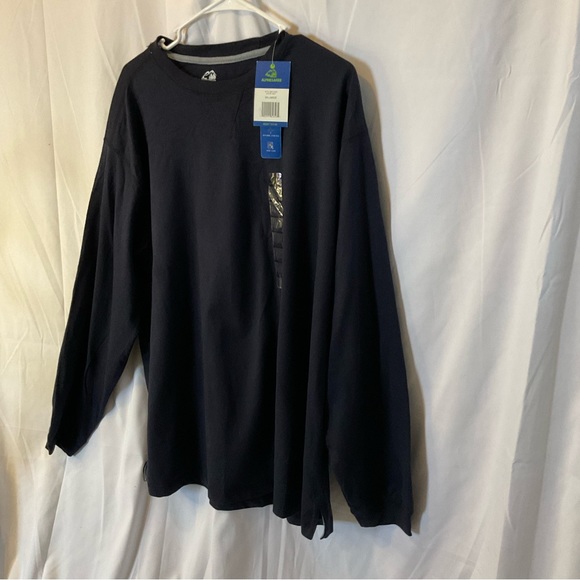 Alpine Lakes Men’s Plus Size 2XL long sleeve navy blue shirt NWTO - Picture 6 of 11